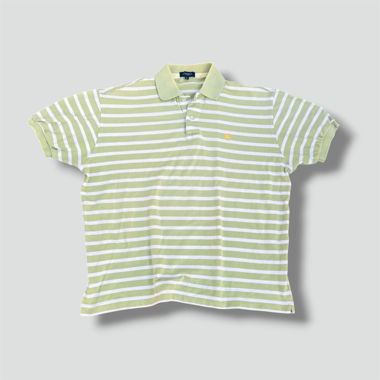 Polo rayé Burberry London vintage des années 90
