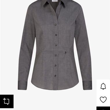Blusa Seidenstricker grigia