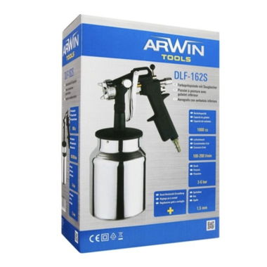 Farbspritzpistole mit Saugbecher - Arwin