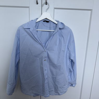 Light Blue Zara Blouse
