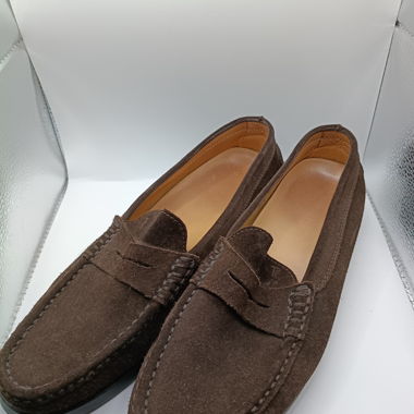 Mocassins Tod's en daim marron, pointure femme 40,5