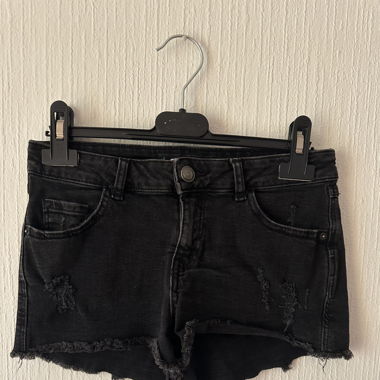 Mini-Shorts in Jeans Nero (FB Sister)