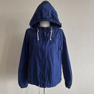 Giacca con cappuccio blu