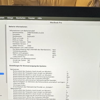 Macbook pro 2020 zwei Thunderbolt 3 Anschlüsse 