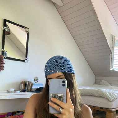 mesh beanie