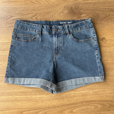 Shorts di jeans, blu