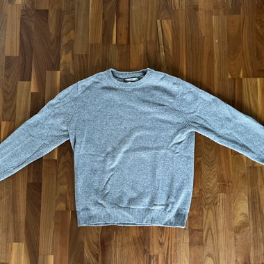 Grey knit sweater MANGO