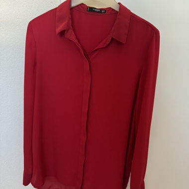 Camicia rossa Mango Basics