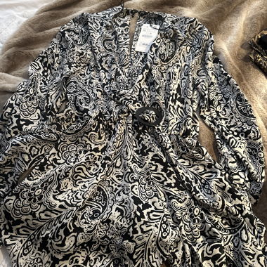 Printed Wrap Jumpsuit