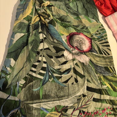 Top Desigual tropicale verde XL