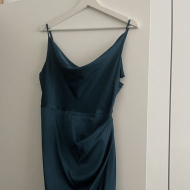 Shein Kleid Taubenblau