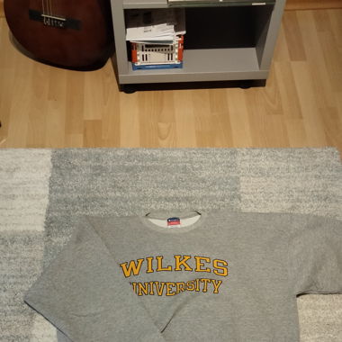 Grauer Boxy Champion College Sweater