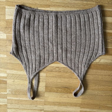Rippstrick-Bustier-Top