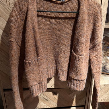Vero Moda Brown Knit Cardigan