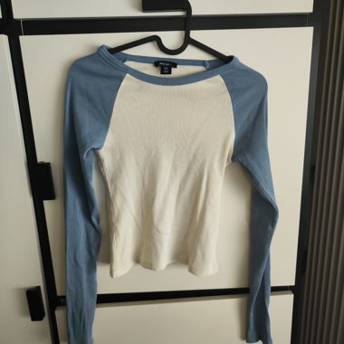 Felpa blu / panna