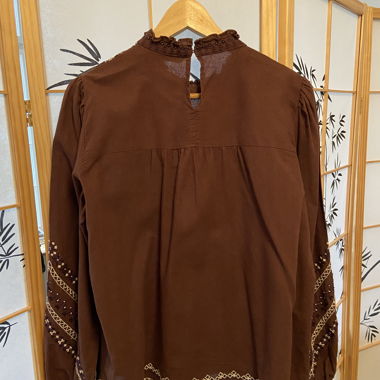 Zara bestickte Bluse