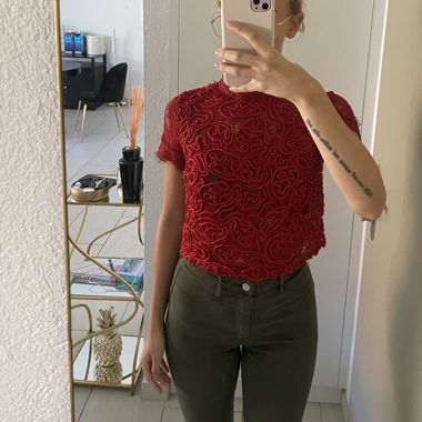 Tee shirt dentelle 