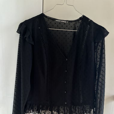Schwarze Bluse