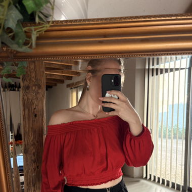 Blouse rouge H&M 