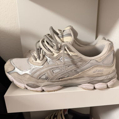 asics gel nyc oyster grey - Grösse 43.5