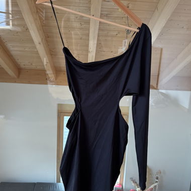 Robe noire Bershka