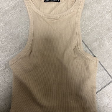 Zara geripptes Tanktop