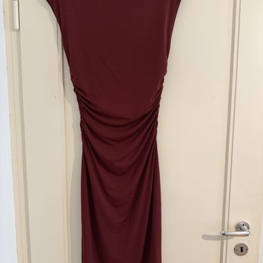 Abito midi bordeaux
