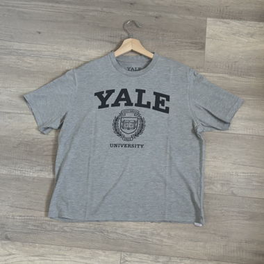 T-shirt Yale grigio