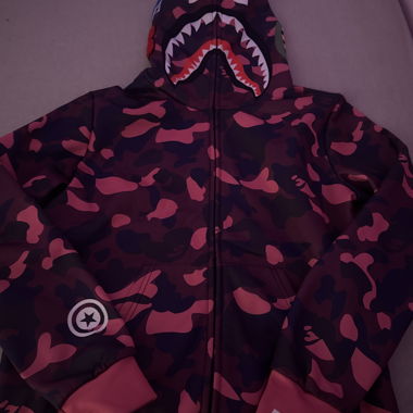 Bape Hoodie Camouflage Requin