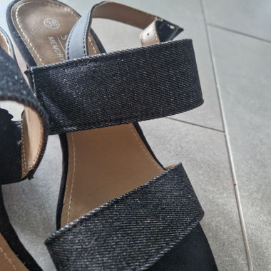 Jeans-Schuhe, Gr. 38
