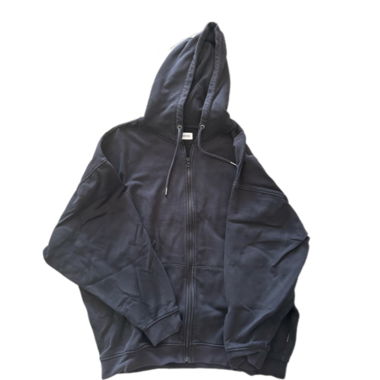 Veste à capuche zippée noire