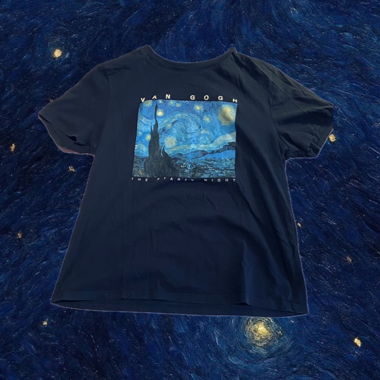van gogh starry night t-shirt