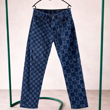 Jaden London Jeans mit Sternen-Muster