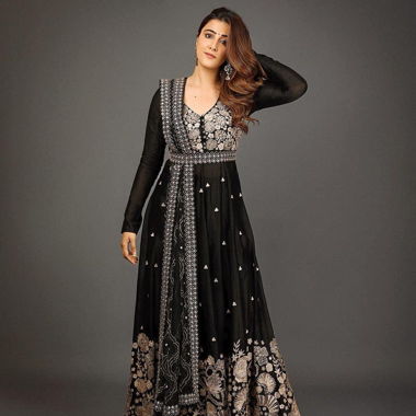 PRESENTING NEW DESIGNER  EMBROIDERED ANARKALI GOWN