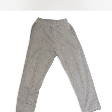 Pantaloni della tuta grigi con vita regolabile