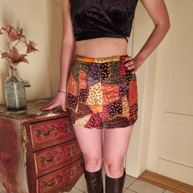 Rare colorful patchwork shorts 