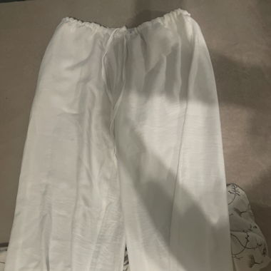 Pantaloni di lino bianchi