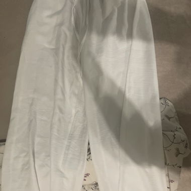 Pantalon en lin blanc