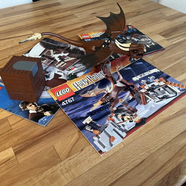 LEGO 4767 Drache mit 3 Anleitungen & Spezialbox