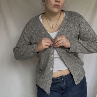 Cardigan gris