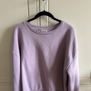 Kurzes, weites Sweatshirt