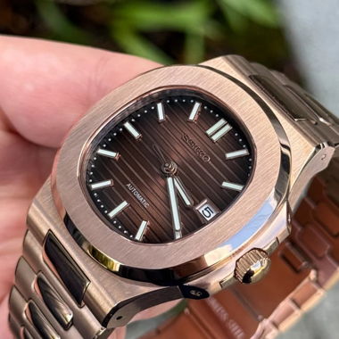 Seikmod Rose Choco Nautilus – NH35 Aut. – 40mm
