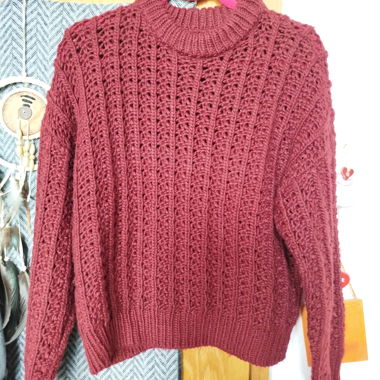 TWINTIP maglione lavorato a maglia bordeaux M