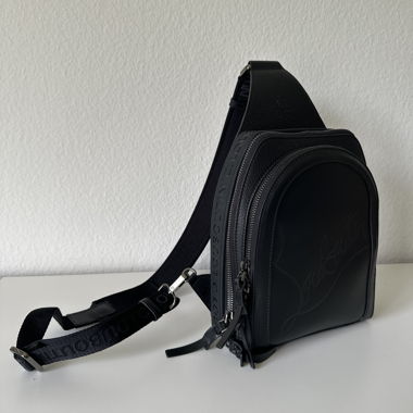 Sac bandoulière noir Louboutin