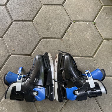 Blue/Black Ski Boots