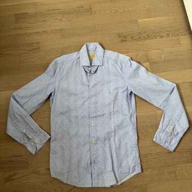 Blue striped shirt