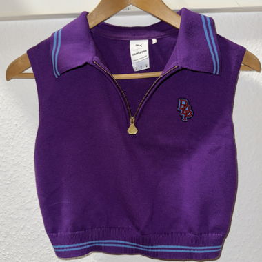 Gilet in maglia corto Puma