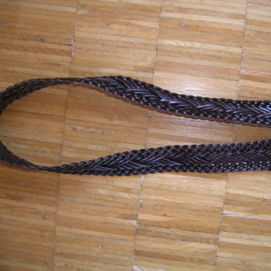 Ledergürtel braun 85