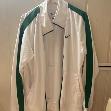 Veste de training Nike blanche vert