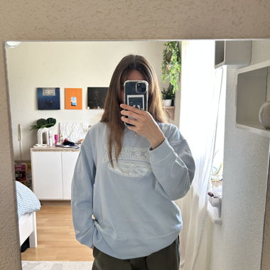 Sweat Reebok bleu clair